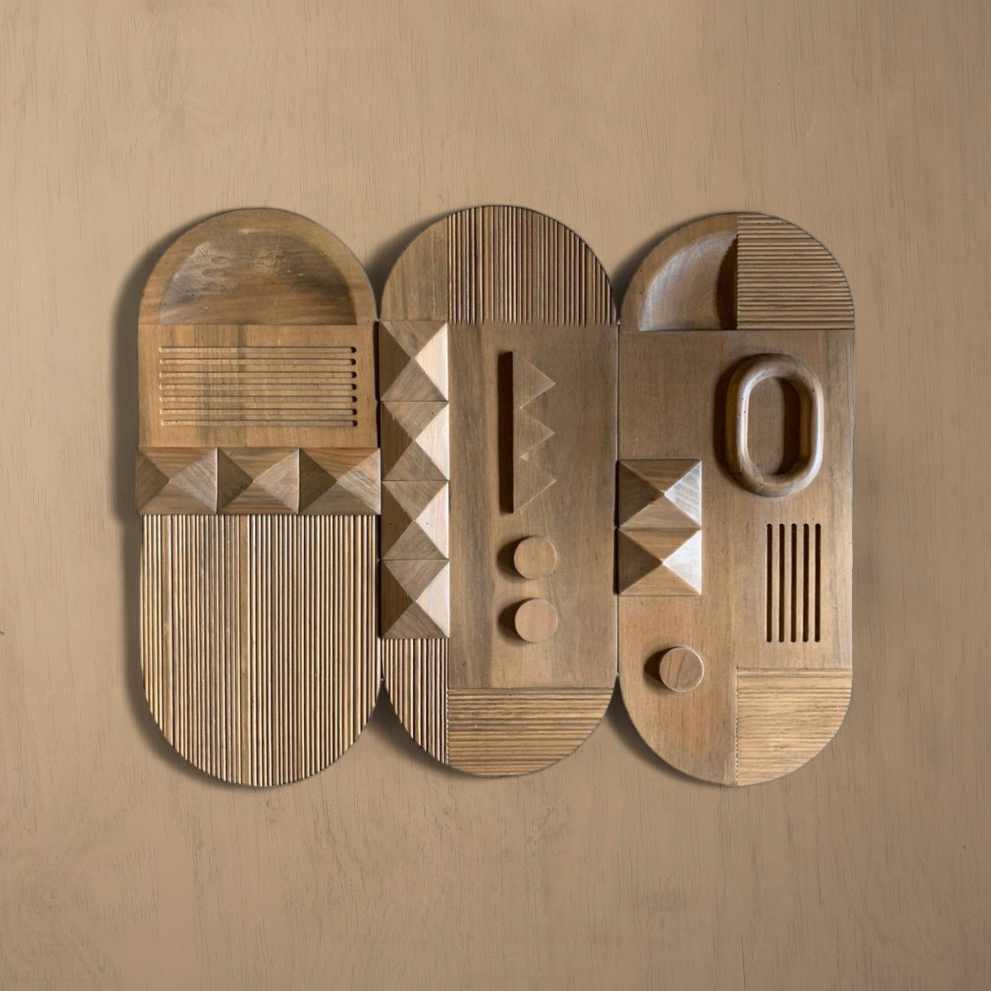 Planos Wooden Wall Art by Diego Olivero Studio