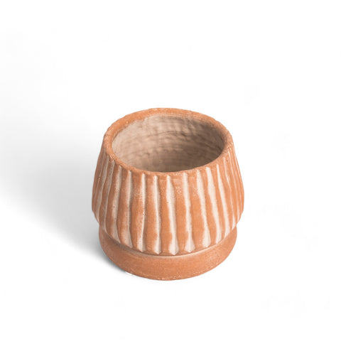 Mateo Terracotta Planter by Diego Olivero Studio