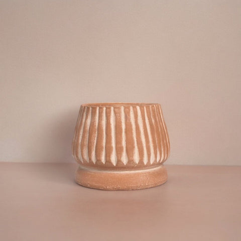 Mateo Terracotta Planter by Diego Olivero Studio