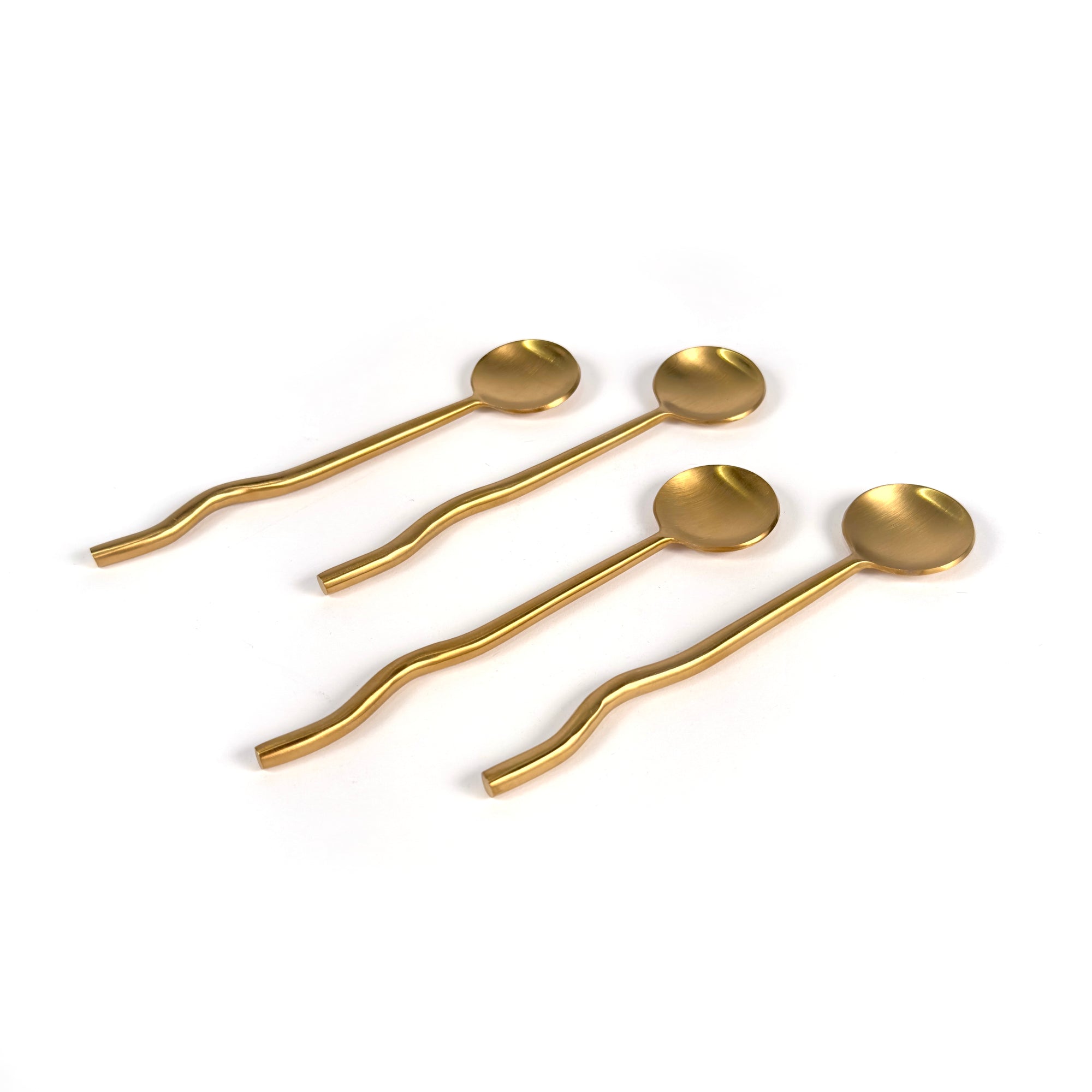 Nadia Spoon Brass (Set of 4) by MESO