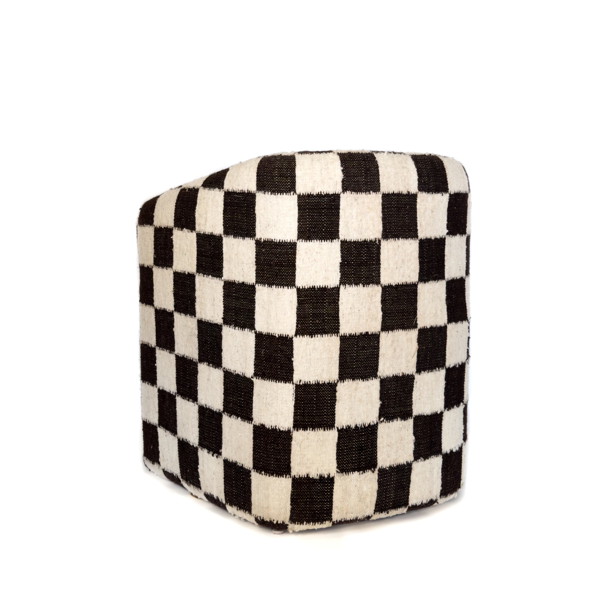 Checkered Wool Chair by Diego Olivero Studio