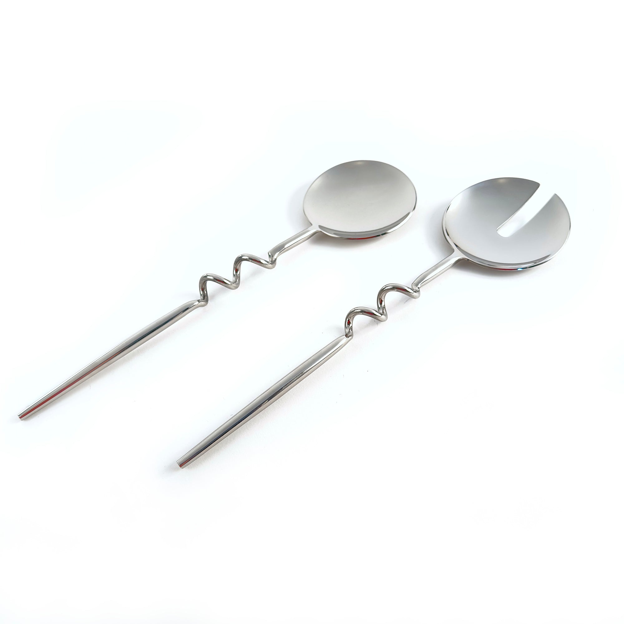 Elisa Silver Servers (Set of 2) by Diego Olivero Studio