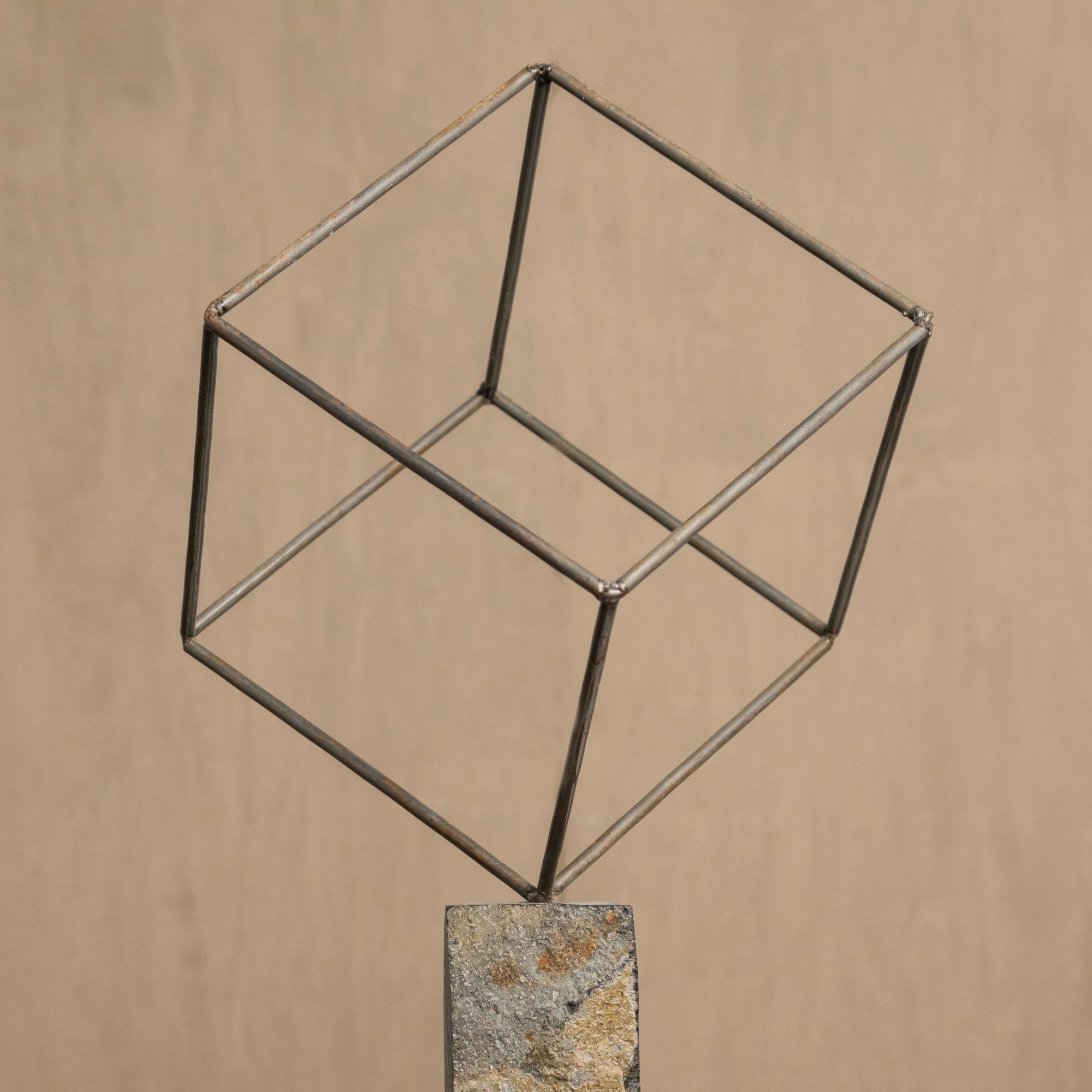 Single Cube Sculpture by Diego Olivero Studio