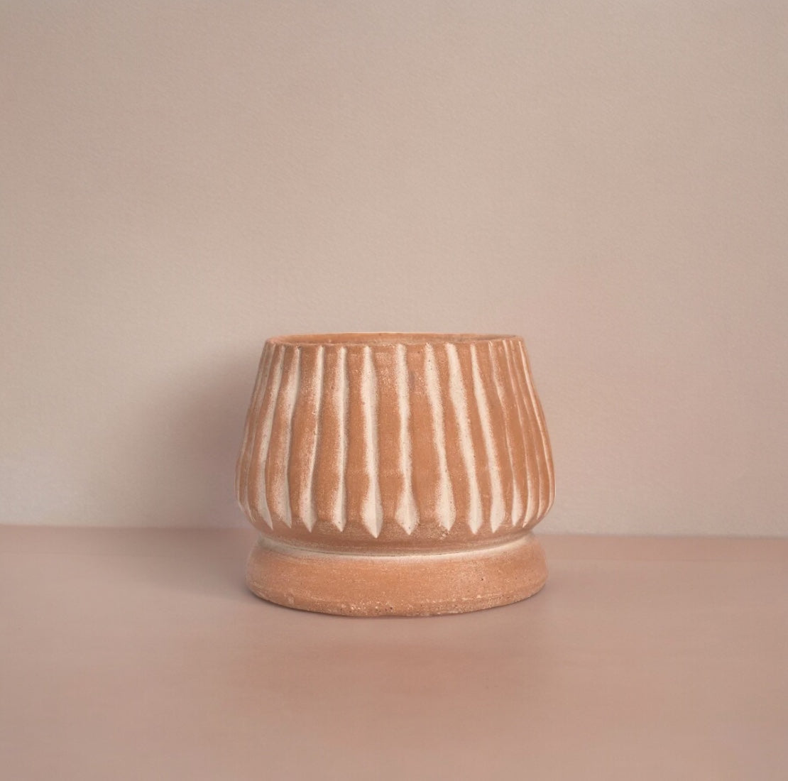 Mateo Terracotta Planter by Diego Olivero Studio