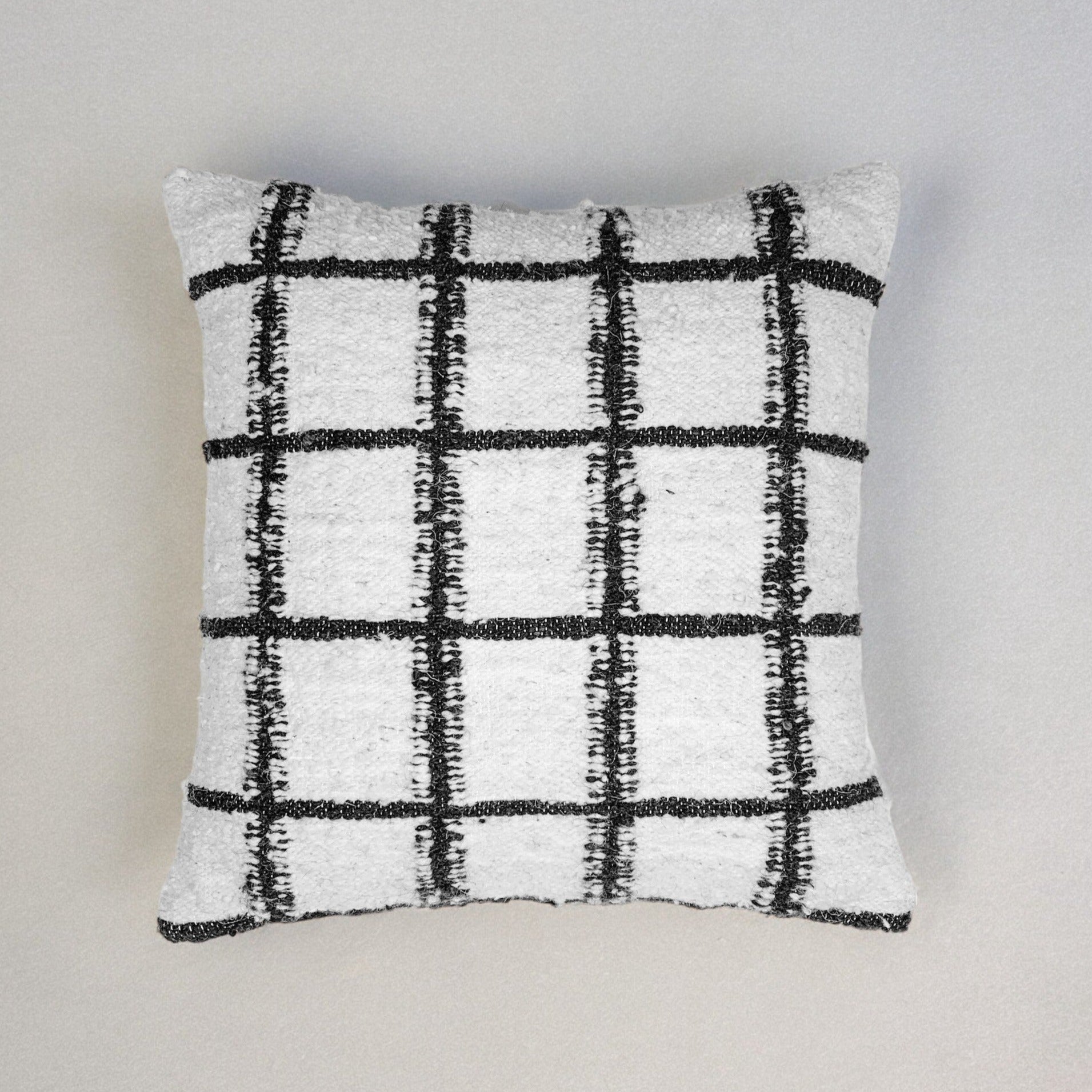 Grid Wool Pillow Cover by Diego Olivero Studio