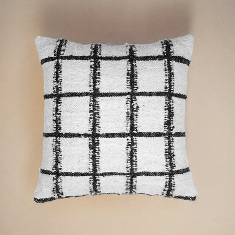 Grid Wool Pillow Cover by Diego Olivero Studio