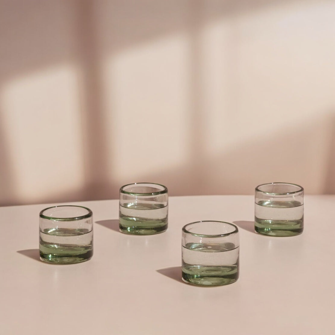 Ana Clear Short Glass (Set of 4) by Meso