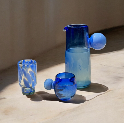 Salinas Glass (Set of 4) by Diego Olivero Studio