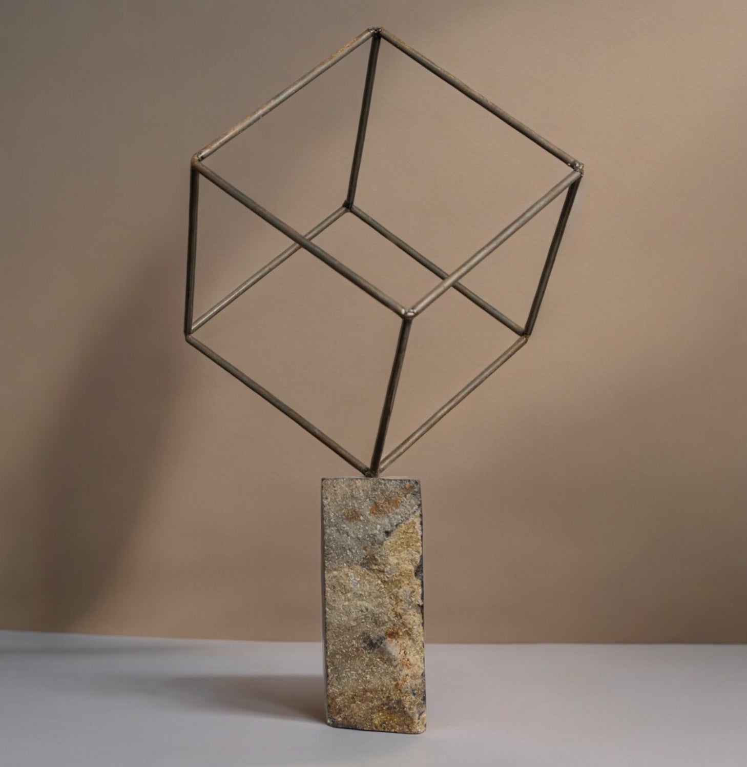 Single Cube Sculpture by Diego Olivero Studio