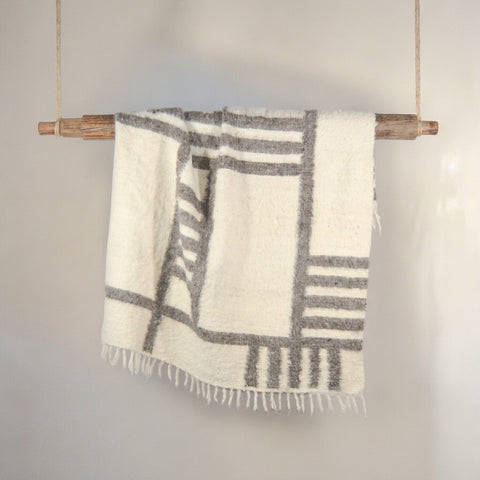 Jocote Napped Wool Throw by MESO